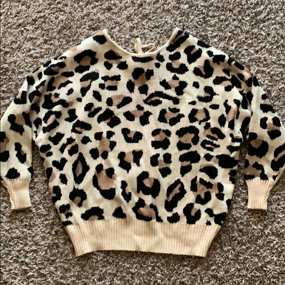 Leopard sweater
